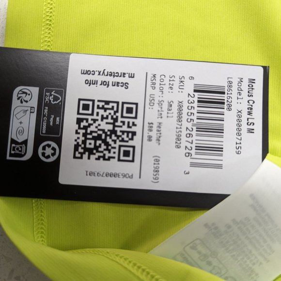 Arcteryx Motus Crew Shirt - Picture 2 of 6